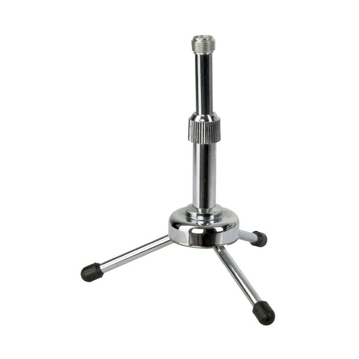 Showgear Mini Desk Mic. Stand Chrome, 12-16 cm