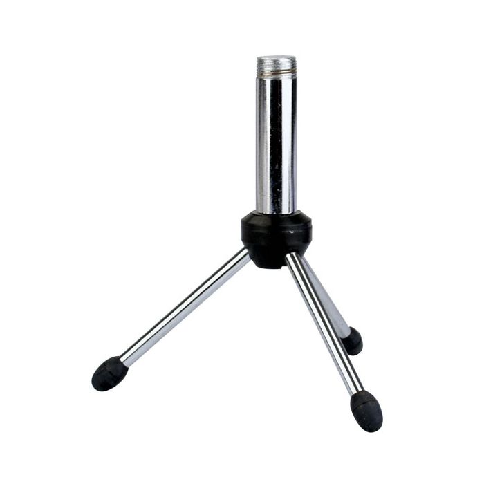 Showgear Mini Desk Mic. Stand Chrome, 15 cm
