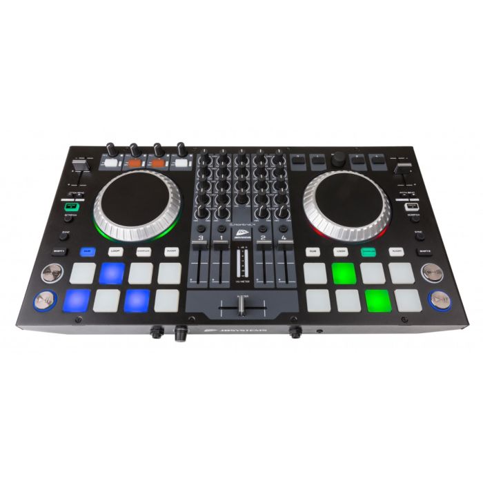 JB Systems DJ-KONTROL 4 Professionele 4-kanaals MIDI-controller voor DJ's