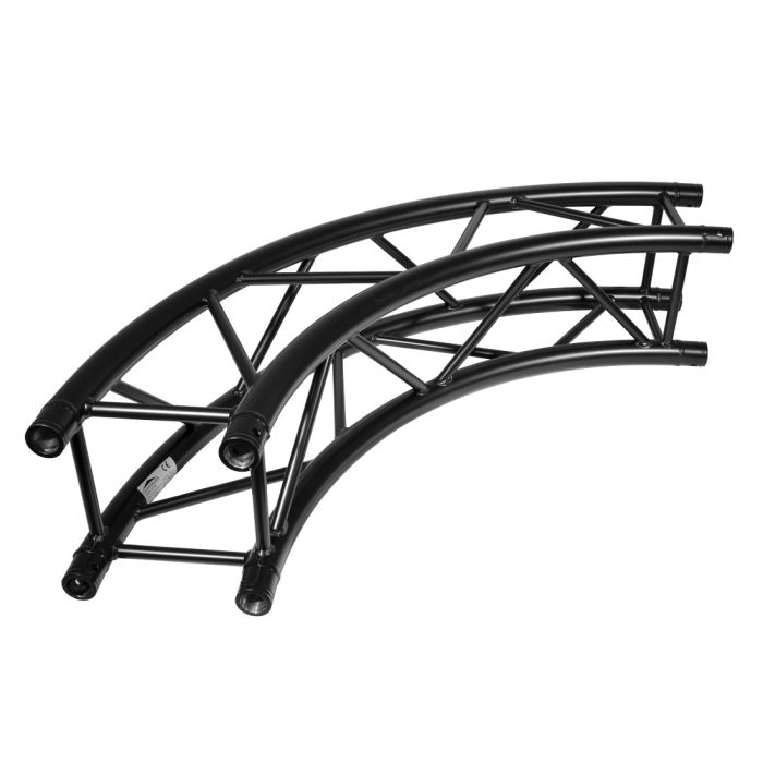 DuraTruss DT 34/2-Circle Part-8m-45dgr-Black - Circle part 45° for 8 meter circle black