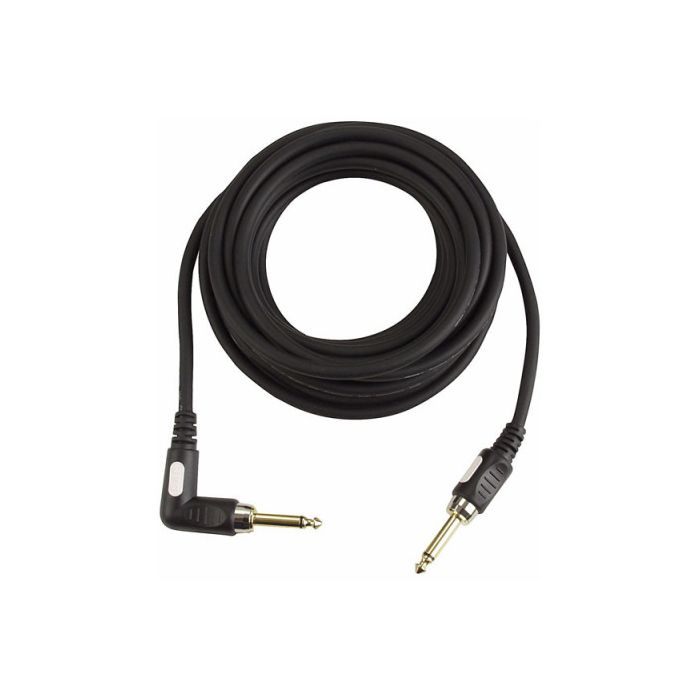 Dap FL1910 Road Gitaar Kabel een zijde rechte plug andere kant haakse plug 10 meter