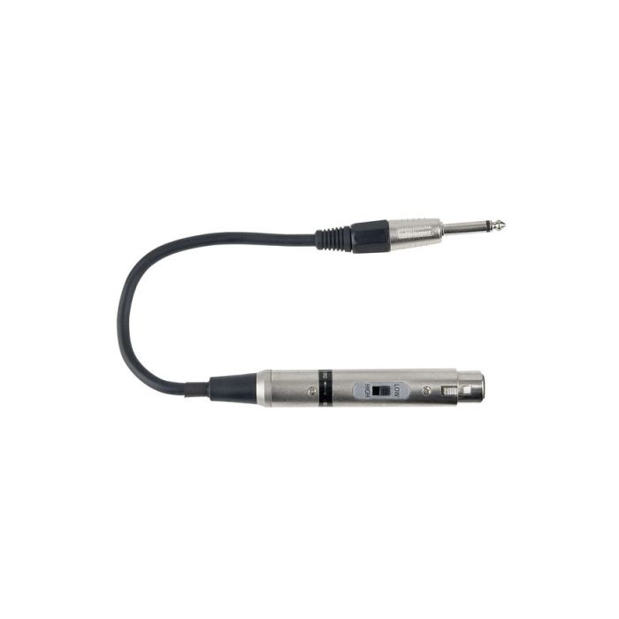 Verloop Jack Male (50KOhm) naar XLR Female (600Ohm)