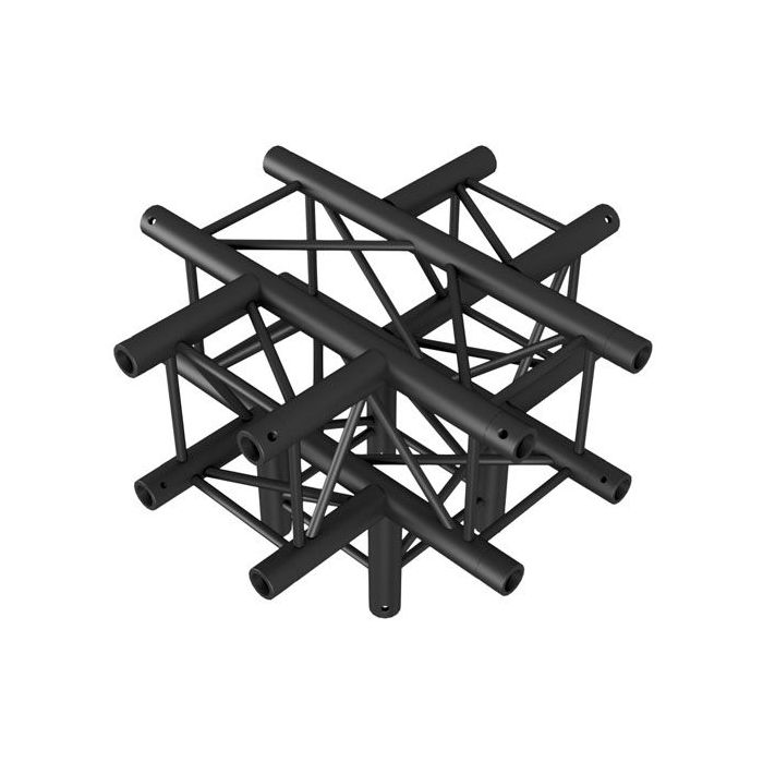Milos QCF51 BLACK Cross + Down 5-way, Pro-30 Vierkant F Truss