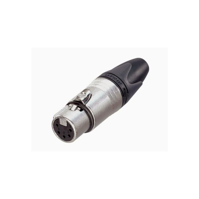 Neutrik XLR 5p. Connector Female Silver contacts, Nickel housing