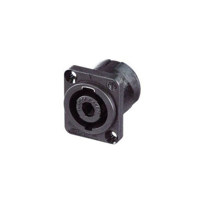 Neutrik 4p. Speakon Chassis Female Black housing