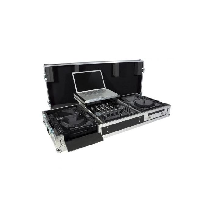 Pro DJ User CDJ-15mkII-L Case for 2x CDJ-2000/1000 and DJM-900/800 + Laptop