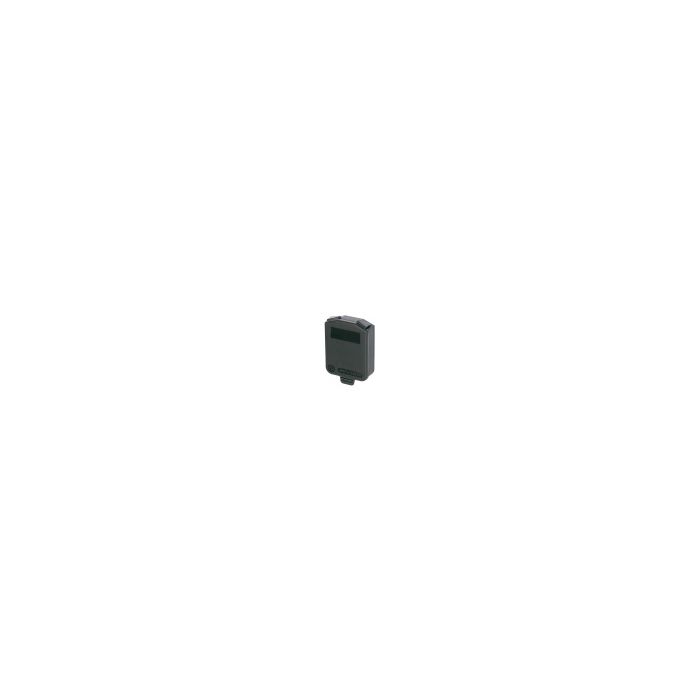 Neutrik D-size hinged cover IP42 Black 