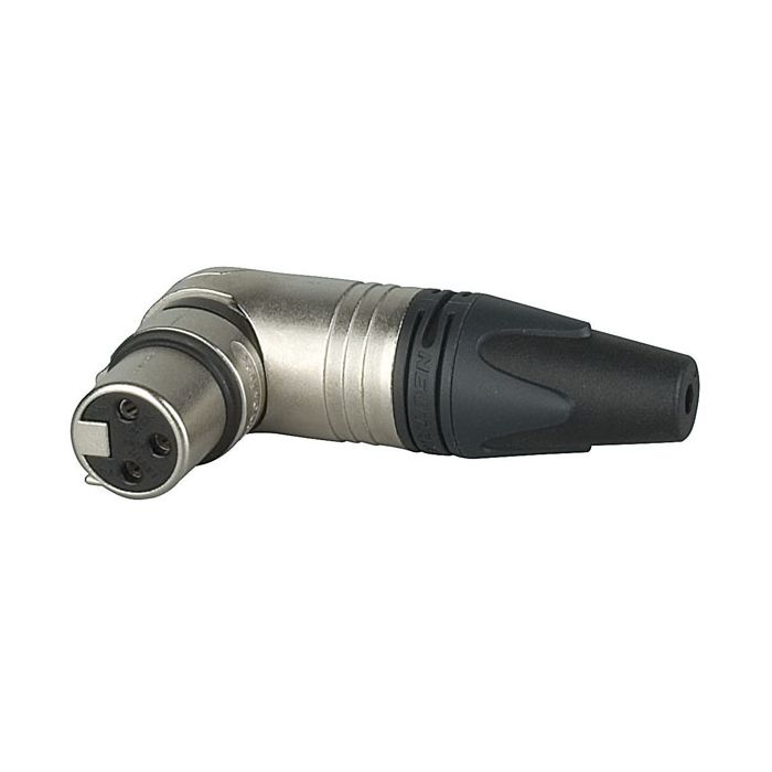 Neutrik XFK303HNB Haakse female XLR plug