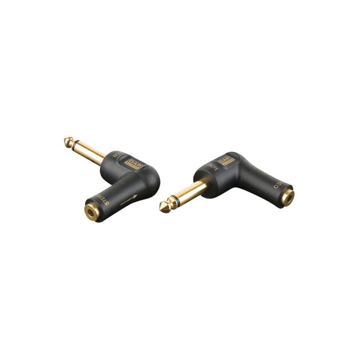XGA10 - Jack Male mono > stereo Mini Jack Female  haakse verloop plug